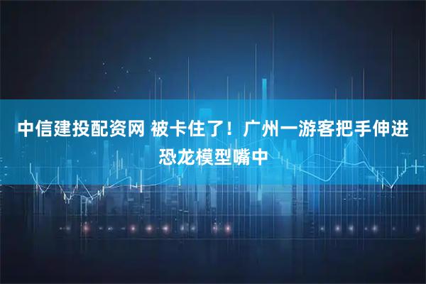 中信建投配资网 被卡住了！广州一游客把手伸进恐龙模型嘴中